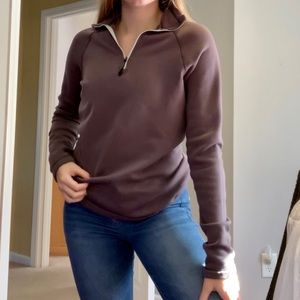 Super Soft Grey Quarter Zip